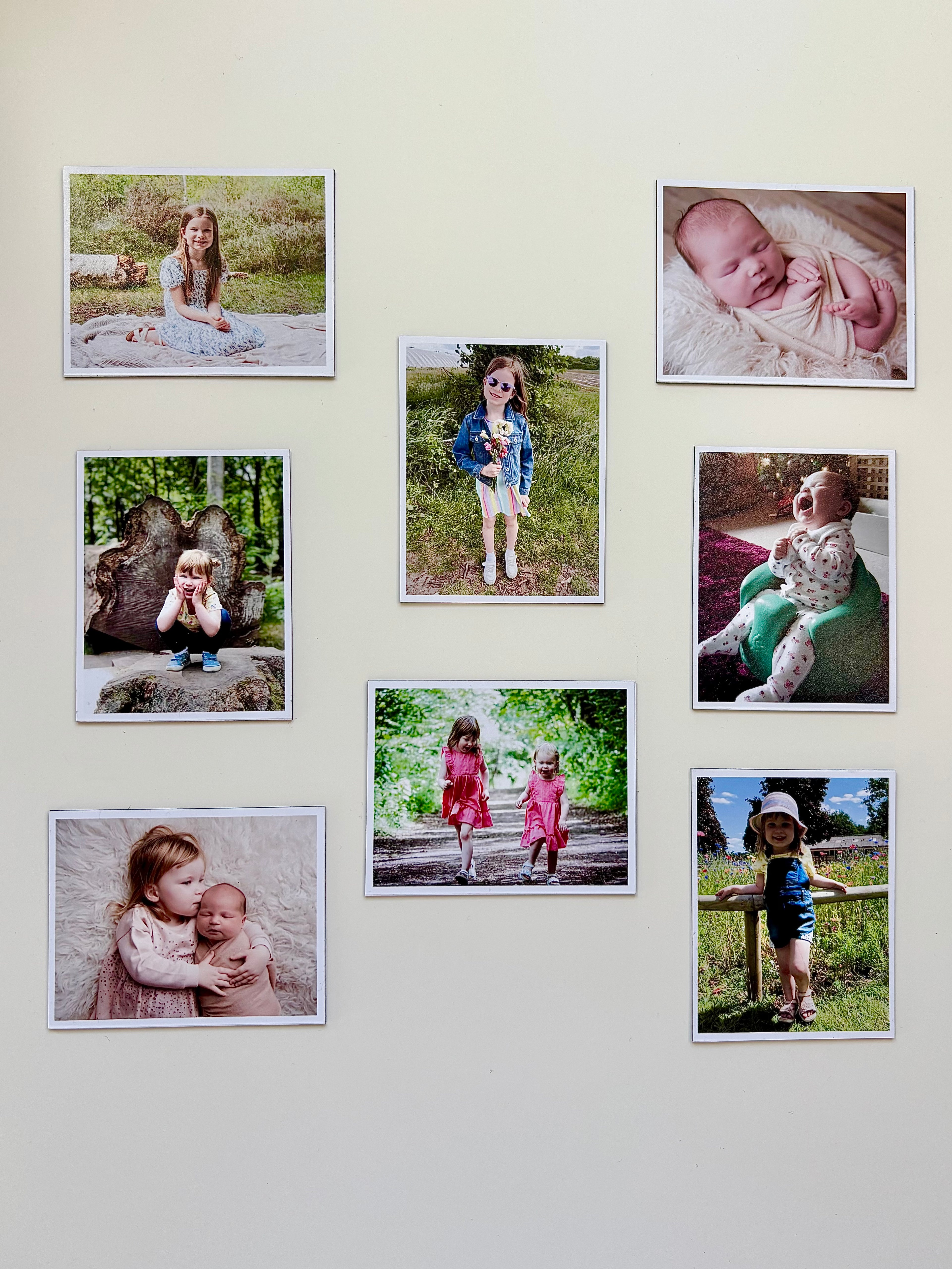 9 Photo Magnets 2.5" x 3.25"