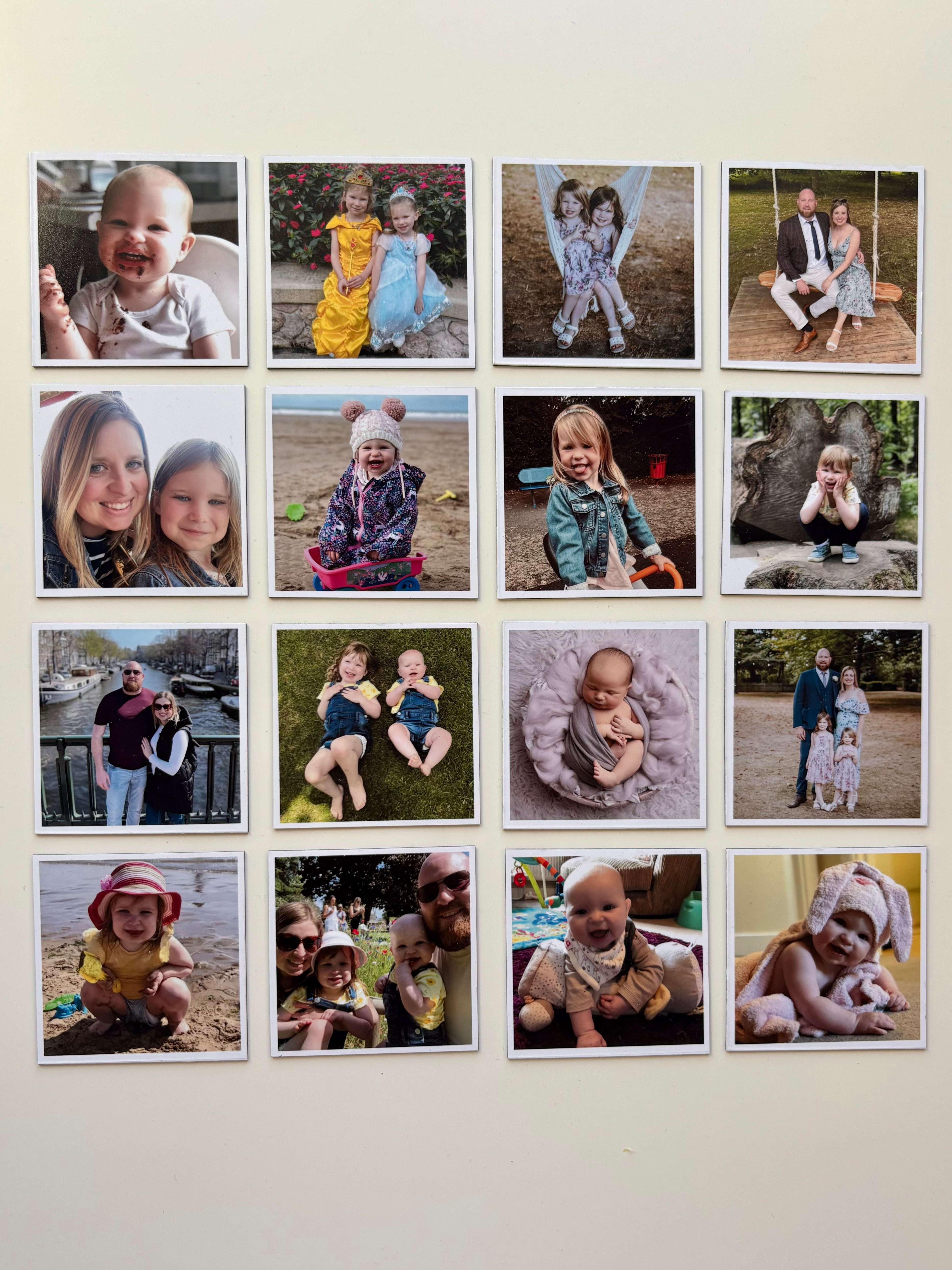 9 Photo Magnets 2.5" x 2.5"