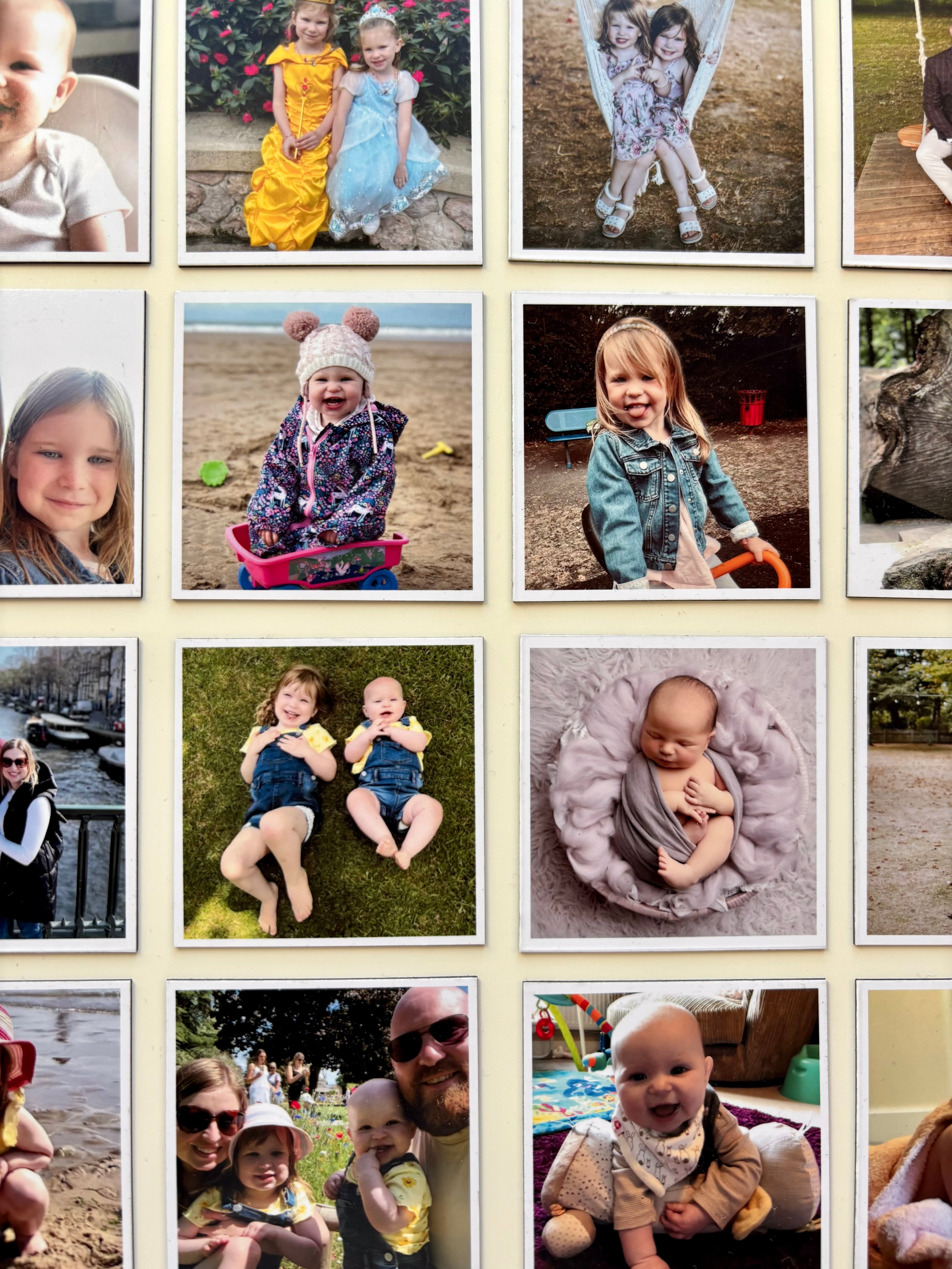 9 Photo Magnets 2.5" x 2.5"